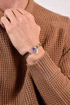 Positivators Health, Happiness & Stability - 7 Chakra & 925 Silver Bead Bracelet - Positivators