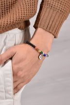 Positivators Health, Happiness & Stability - 7 Chakra & 925 Silver Bead Bracelet - Positivators