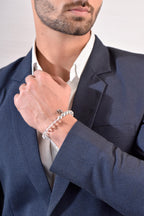 Positivators Full body Healing & Energy - Clear Quartz & 925 Silver Bead Bracelet - Positivators