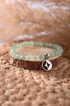 Positivators Grow Luck, Love & Money Magnet - Green Aventurine & 925 Silver Bead Bracelet - Positivators