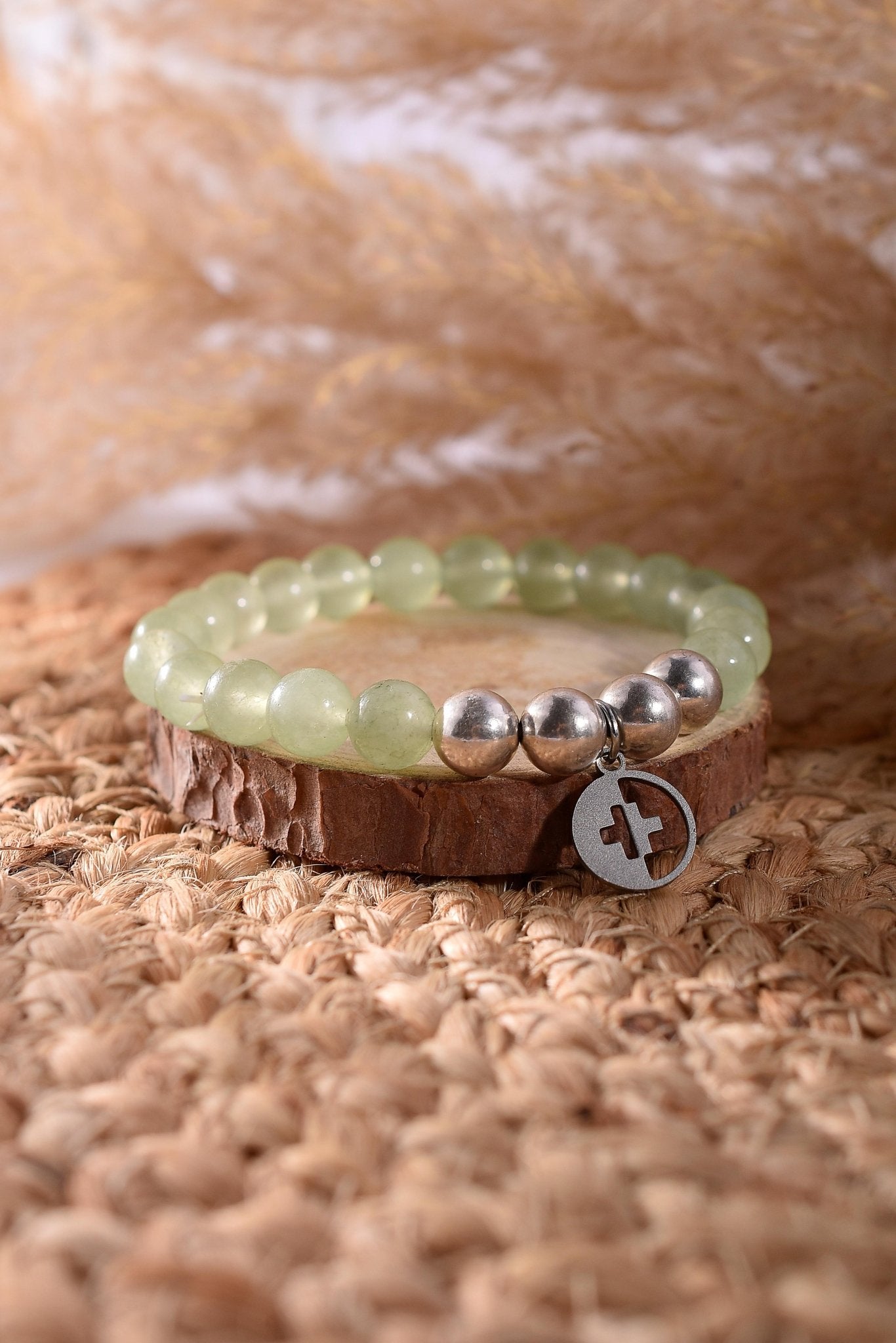 Positivators Grow Luck, Love & Money Magnet - Green Aventurine & 925 Silver Bead Bracelet - Positivators