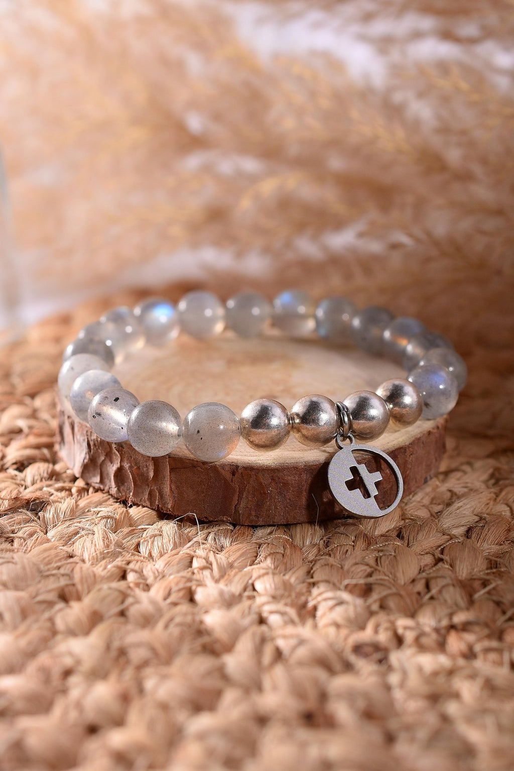 Positivators Depression Relief & Calming - Labradorite & 925 Silver Bead Bracelet - Positivators
