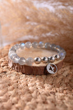 Positivators Depression Relief & Calming - Labradorite & 925 Silver Bead Bracelet - Positivators