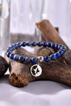 Positivators Stress Relief & Success - Lapis lazuli & 925 Silver Bead Bracelet - Positivators