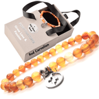 Positivators Grow Love & Passion - Red Carnelian & 925 Silver Bead Bracelet - Positivators