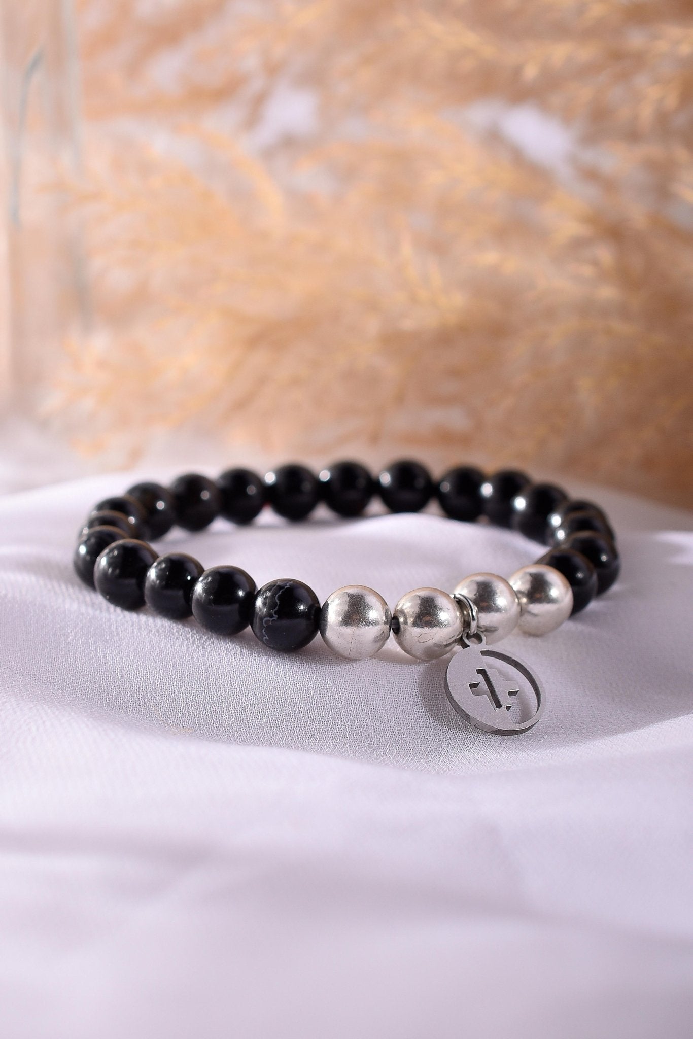 Positivators Attract Wealth & Black Magic Protection - Sulemani Hakik & 925 Silver Bead Bracelet - Positivators