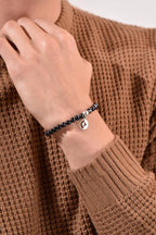 Positivators Attract Wealth & Black Magic Protection - Sulemani Hakik & 925 Silver Bead Bracelet - Positivators