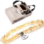 Positivators Grow Wealth & Abundance - Yellow Citrine & 925 Silver Bead Bracelet - Positivators